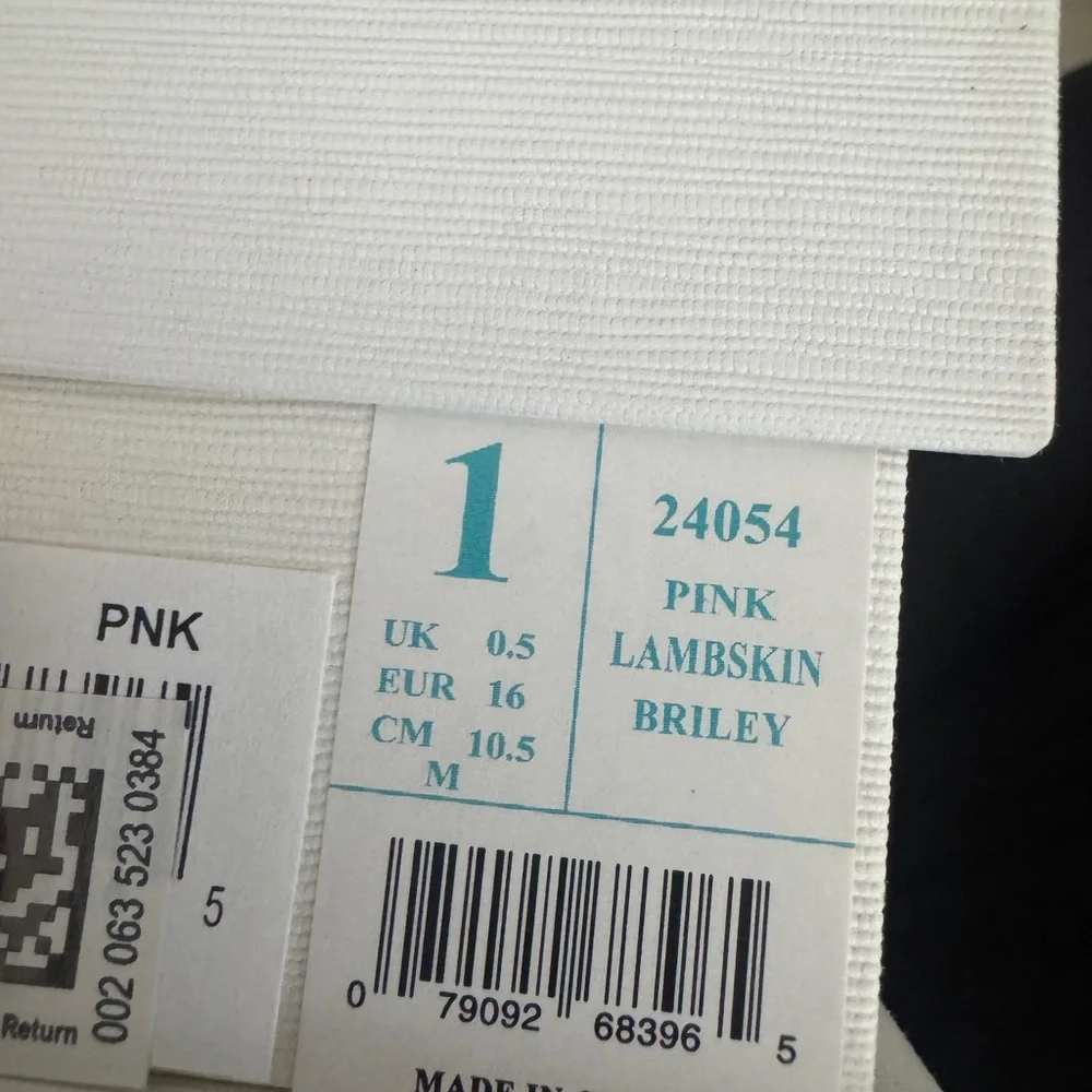 Ralph Lauren Briley Lambskin Slipper - Pink, Baby Girl, Size 1 - Picture 6 of 9